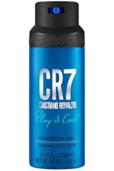 CRISTIANO RONALDO CR7 Cristiano Ronaldo Play It Cool Body Spray for Men 5.1 oz