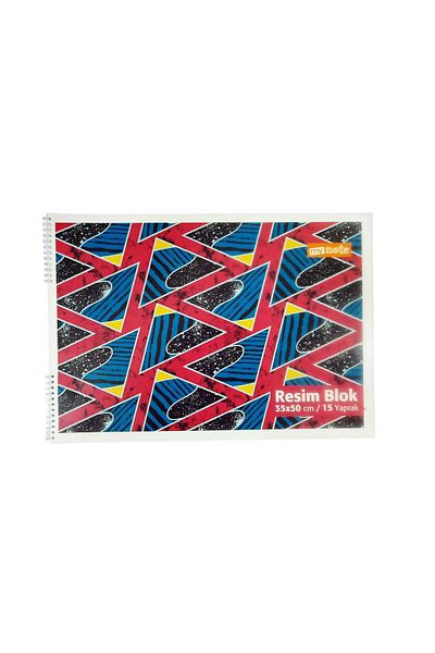 Mynote 35X50 Spiral Cardboard Cover 15 Sheets Picture Notebook Red
