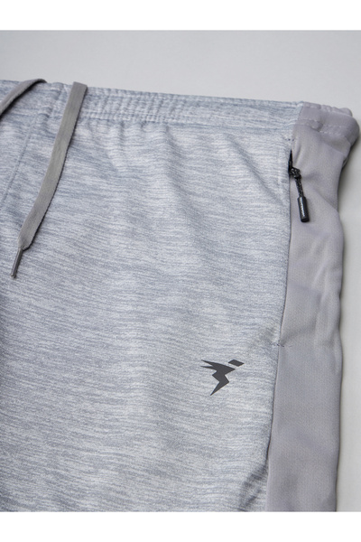 Technosport By Styli Melange Elasticated Waistband Track Pants