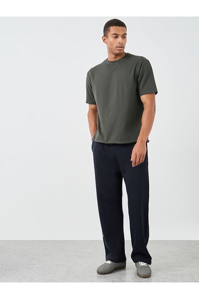 Styli Slogan Print Terry Raw Hem Oversized T-Shirt