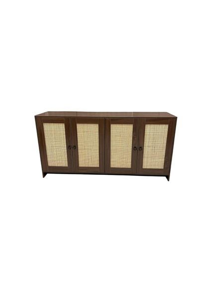 DEC17 4-door wooden buffet with a distinctive design