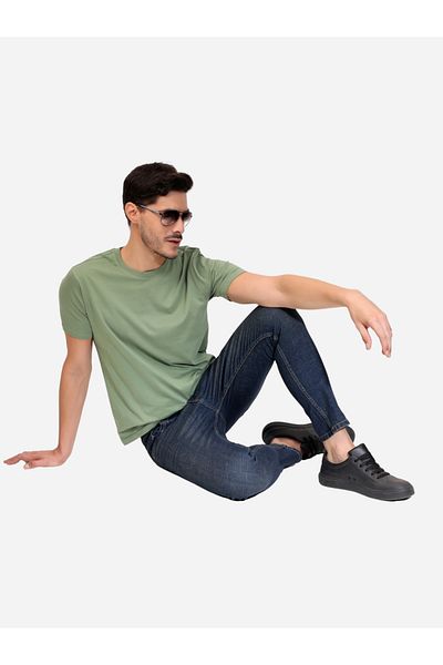 Stylox By Styli Solid Short Sleeve Regular Fit T-Shirt