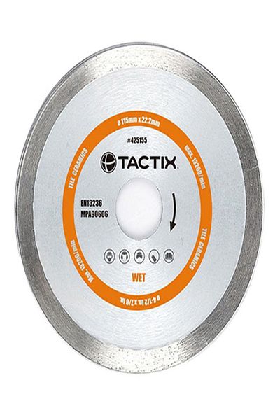 Tactix 13200RPM Break-Resistant Tile Blade for Wet Surfaces