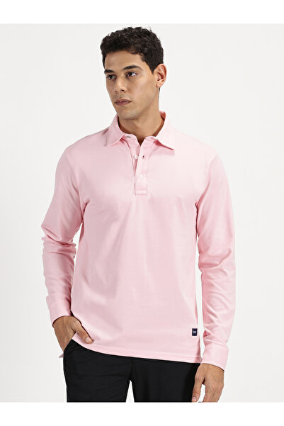 Simple And Rare By Styli Solid Long Sleeves Polo T-Shirt