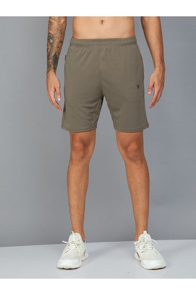 Technosport By Styli Solid Regular Fit Shorts
