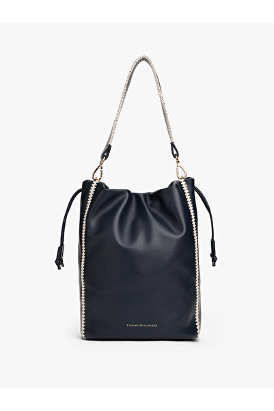Tommy Hilfiger Th Kadın Lacivert Soft Summer Bucket