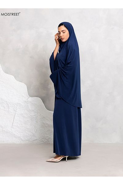 MOiSTREET Prayer Set Premium Jersey Navy