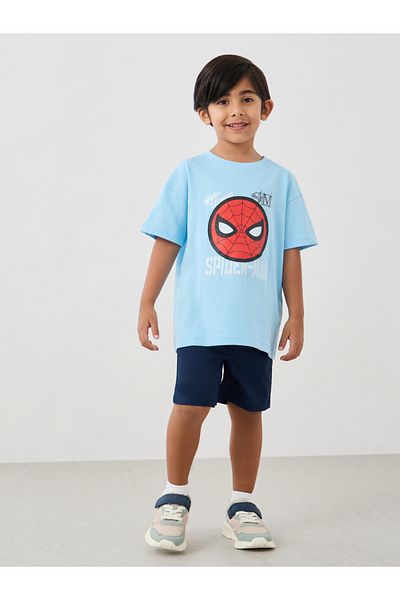 Styli Boys Solid Twill Shorts