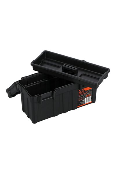 Tactix High-Impact Plastic Tool Box with Handle
