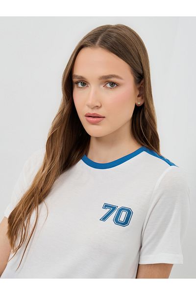 Styli Slogan Print Round Neck T-Shirt
