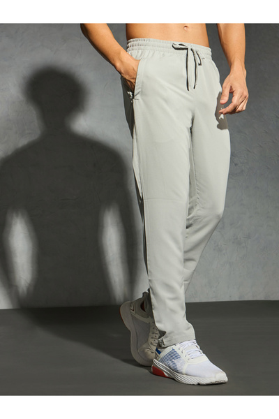 Technosport By Styli Solid Trackpants with Drawstring
