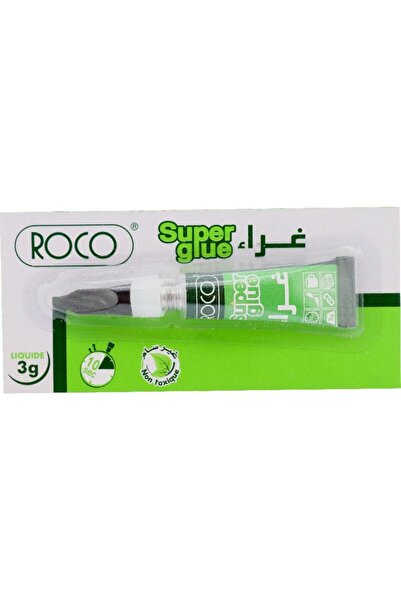 Roco غراء فائق - لاصق قوي وفوريّ للبلاستيك والمعادن والخشب وغيرها