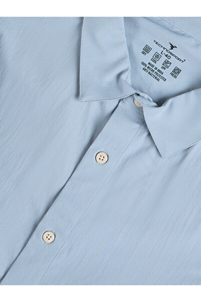 Technosport By Styli Men Solid Long Sleeve Regular Fit Shirt