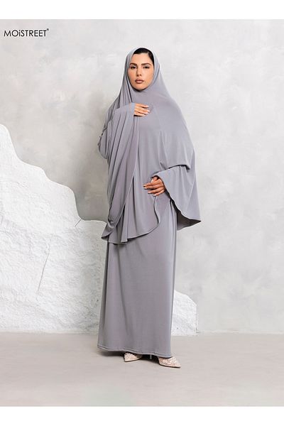 MOiSTREET Prayer Set Gray Premium Jersey