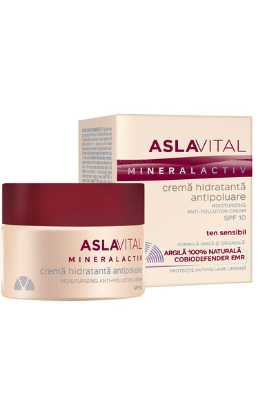 ASLAVİTAL Crema hidratanta antipoluare Aslavital cu SPF10, 50 ml 5943000102723