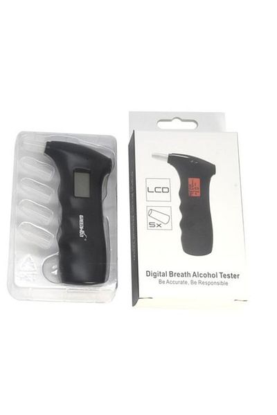 Greenwon Etilotest digital, alcooltest, Greenwon PFT-65S, senzor avansat, 5 muștiucuri incluse