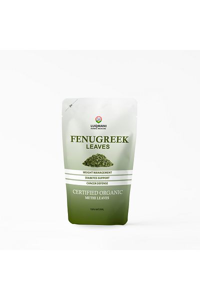 Luqmani herbs Fenugreek Leaves , 100 gram Pack Control Cholesterol , Weight Management ,Prevents Clotting Disorder