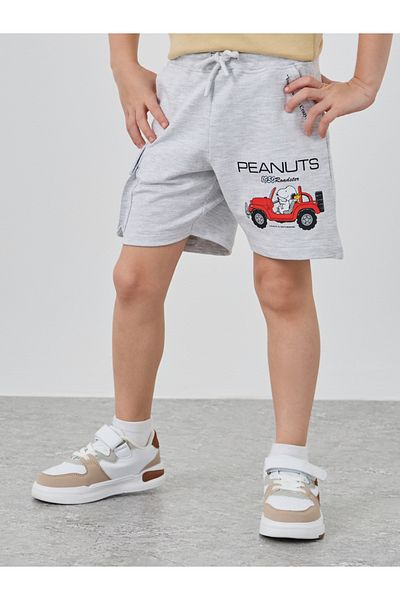 Styli Printed Drawstring Shorts with Pocket Detail