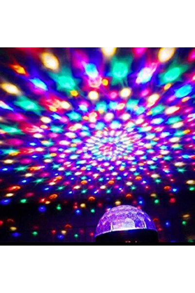 KARAKER كرة ديسكو بإضاءة LED ملونة للحفلات تأثيرات ضوئية دوارة للمناسبات