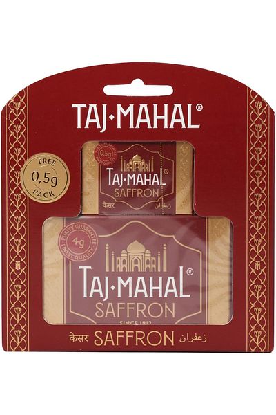 TAJMAHAL Taj Mahal Saffron 4 Grams + 0.5 Gram Free