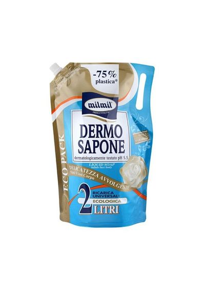 Mil Mil Mil Mil Shower Foam Neutral Bath Liquid Soap 2 l