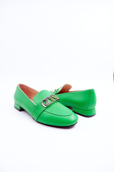 Tenau Women's Genuine Leather Evening Dress Ballerinas