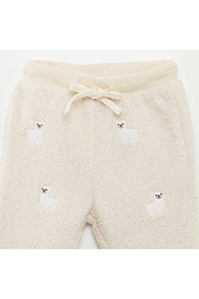 KIABI Teddy trousers WHITE