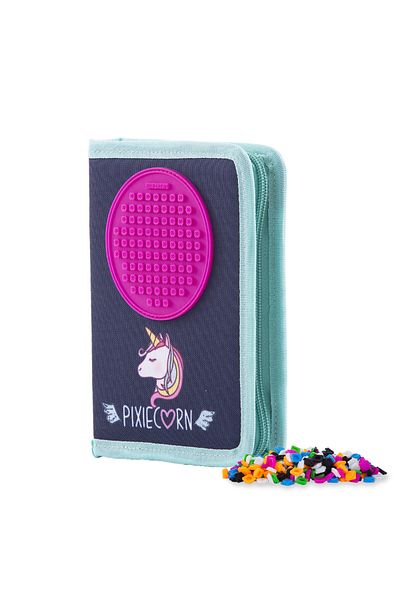 Pixie Crew Unequipped pencil case Pixie Crew Unicorn, 19.2 x 14.5 x 2.7 cm, Multicolor
