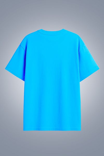 bilcee Women's Blue Oversize T-Shirt 4583