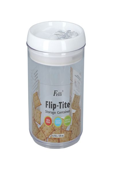 Felli حاوية تخزين أسطوانية من نوع Flip-Tite