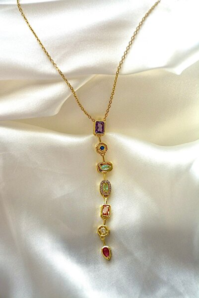 Viona Bijou 316L Steel Gold Stainless Y Necklace