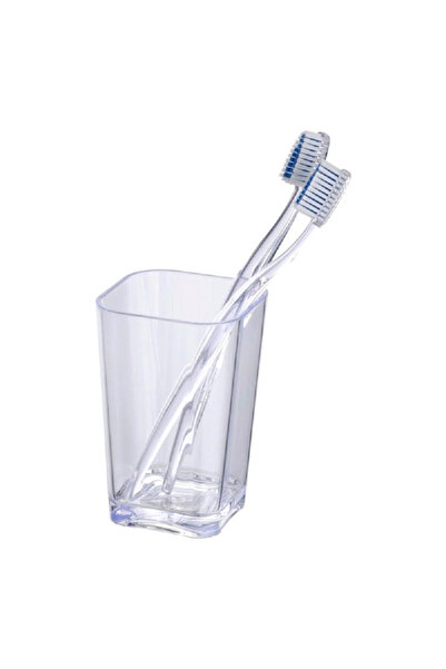 Wenko Candy Durable Polystyrene Toothbrush Holder Tumbler Clear