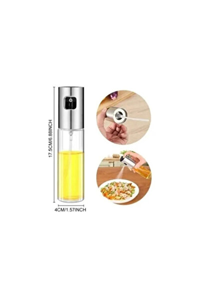 mywarehouse Cam Sprey Şişesi Sirke Yağ Püskürtücü Barbekü Sosu Yağdanlık 100 ml