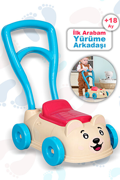 Meleni Toys İlk Arabam Yürüme Arkadaşı - Bebek Çocuk İlk Adım Arabası Yürüme Yardımcısı