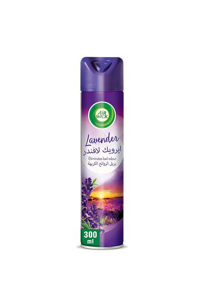 Air Wick Airwick Air Freshener Aerosol Lavender 300 ml Long-Lasting Soothing Fragrance for Home & Office