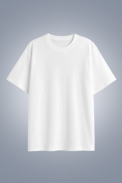 bilcee Women's White Oversize T-Shirt 4583