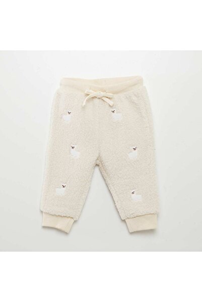 KIABI Teddy trousers WHITE