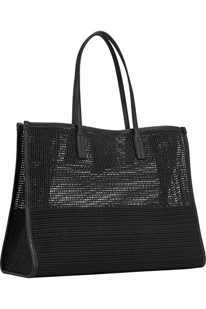 Tommy Hilfiger Th City Kadın Siyah Summer Tote Woven