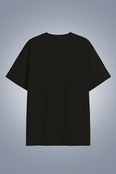 bilcee Women's Black Oversize T-Shirt 4583
