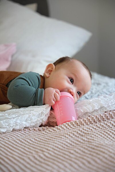 Twistshake Pink Anti-Colic Baby Bottle (0+ Months) (180 ml)