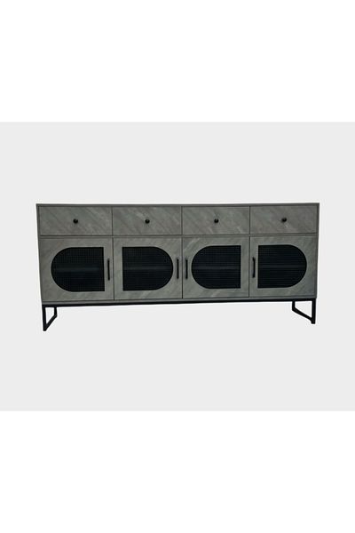 DEC20 Stylish and modern wooden buffet cabinet 180 cm