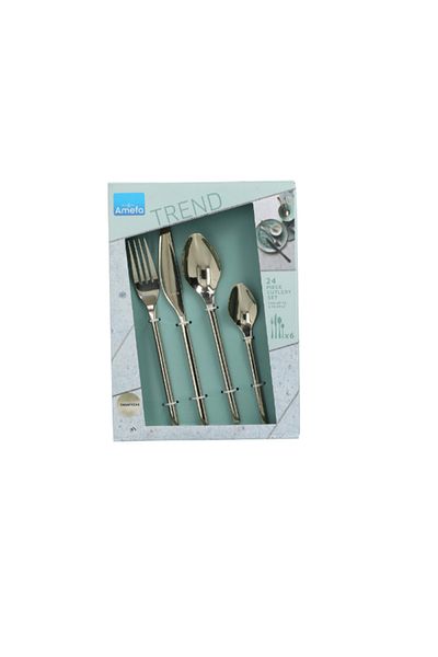 Amefa 24-Piece Odense Trend Elegant Cutlery Set