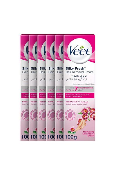 Veet Hair Removal Cream Normal Skin 100g Twin Pack x3
