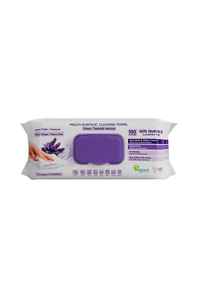 Deep Fresh Deep Fresh multi-surface wet wipes with lavender, baking soda and vinegar 100 pieces