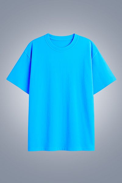 bilcee Women's Blue Oversize T-Shirt 4583