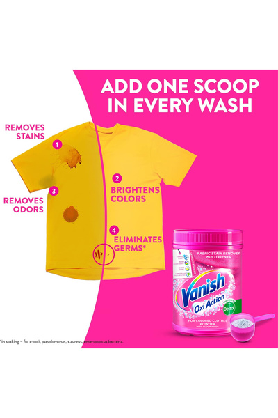 Vanish Laundry Pink Powder (1kg + 500g Free) x2