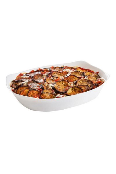 Luminarc Smart Cuisine Carine Rectangular Casserole Baking Dish White 38 x 28cm