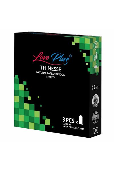 LOVE PLUS Love Plus Thinesse Condoms 3 pieces