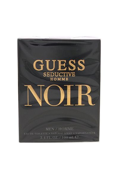 Guess Seductive Homme Noir EDT for Men – 100ml Eau de Toilette, Bold & Sensual Fragrance