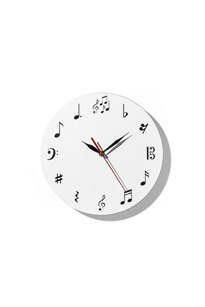 Gadget Master Wall Clock with Musical Notes
